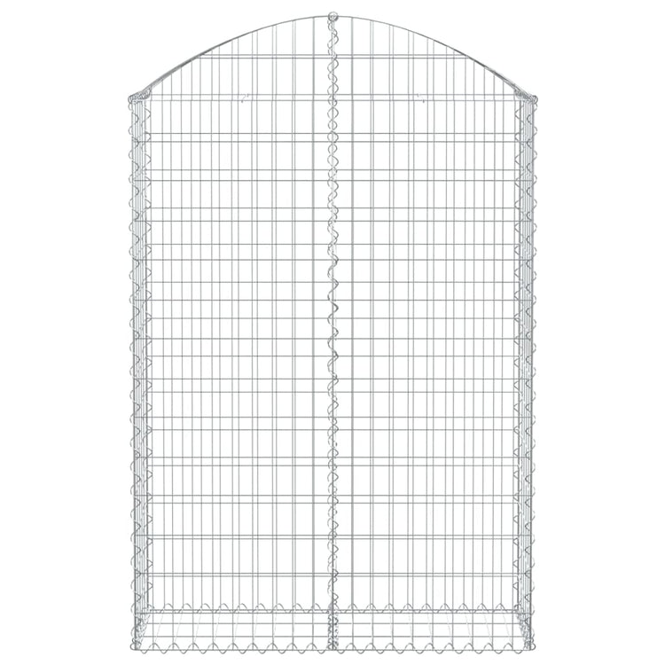 Vidaxl Schanskorf Vaulté 100x30x140 160 cm fer galvanisé