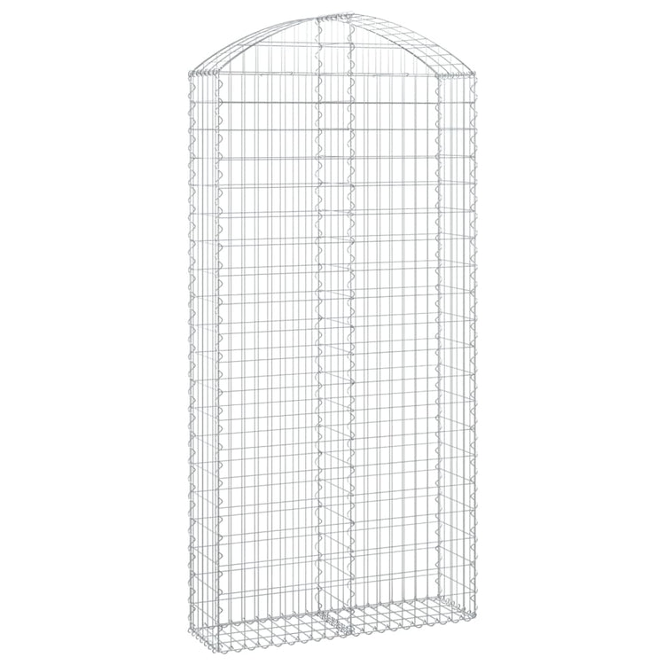Vidaxl Schanskorf Vaulté 100x30x200 220 cm fer galvanisé