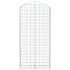 Vidaxl Schanskorf Vaulté 100x30x200 220 cm fer galvanisé