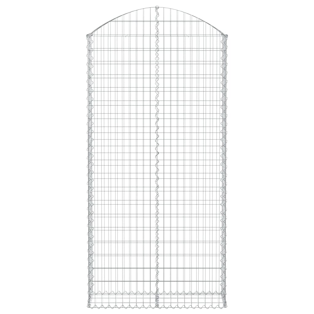 Vidaxl Schanskorf Vaulté 100x30x200 220 cm fer galvanisé