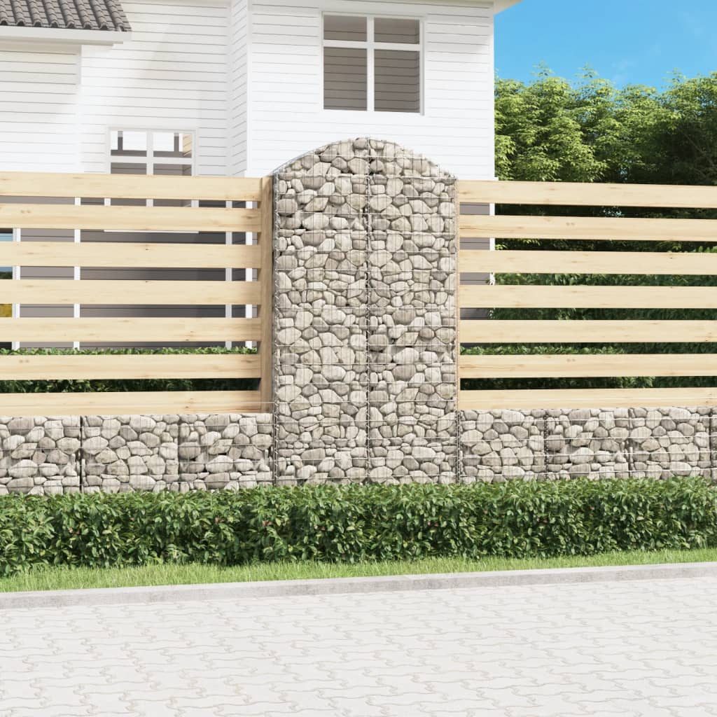 Vidaxl Schanskorf Vaulté 100x30x200 220 cm fer galvanisé