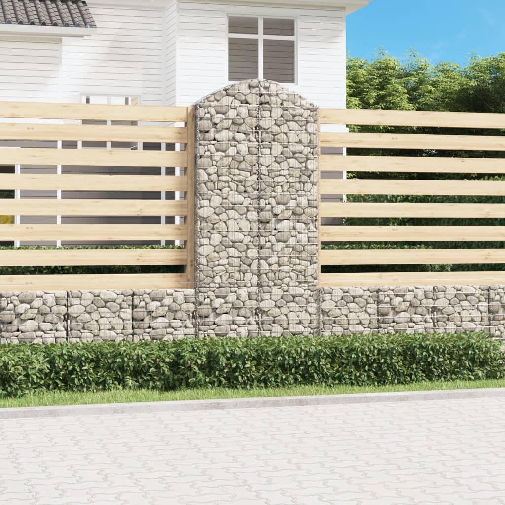 Vidaxl Schanskorf Vaulté 100x30x220 240 cm fer galvanisé