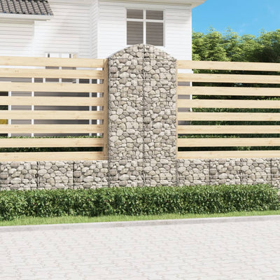 Vidaxl Schanskorf Vaulté 100x30x220 240 cm fer galvanisé
