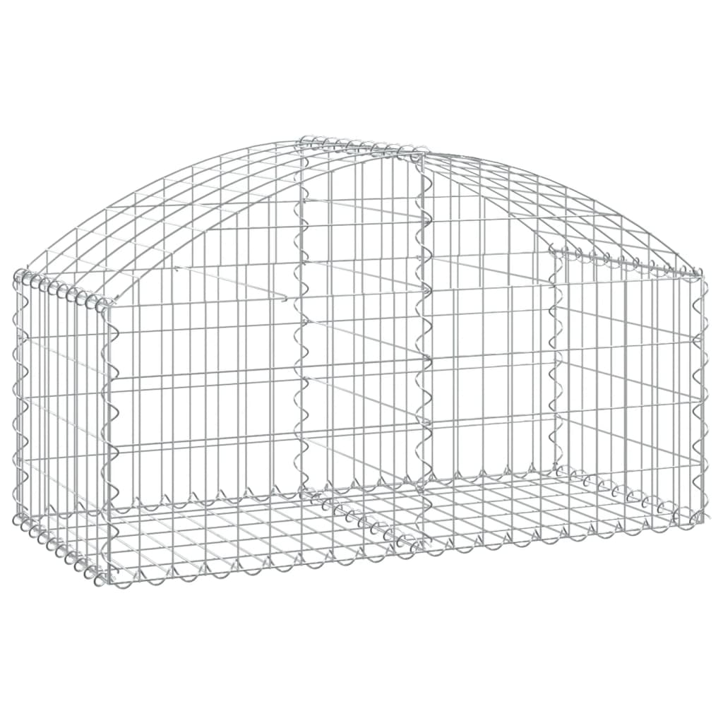 Vidaxl Schanskorf Voûté 100x50x40 60 cm fer galvanisé