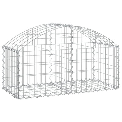 Vidaxl Schanskorf Voûté 100x50x40 60 cm fer galvanisé
