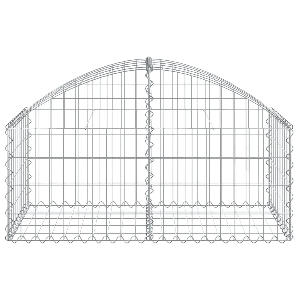 Vidaxl Schanskorf Voûté 100x50x40 60 cm fer galvanisé