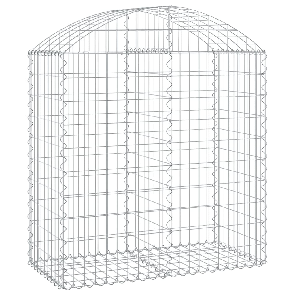 Vidaxl Schanskorf Voûté 100x50x100 120 cm fer galvanisé