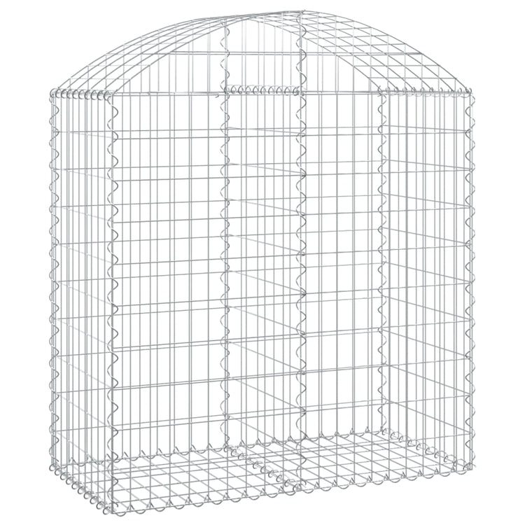 Vidaxl Schanskorf Voûté 100x50x100 120 cm fer galvanisé