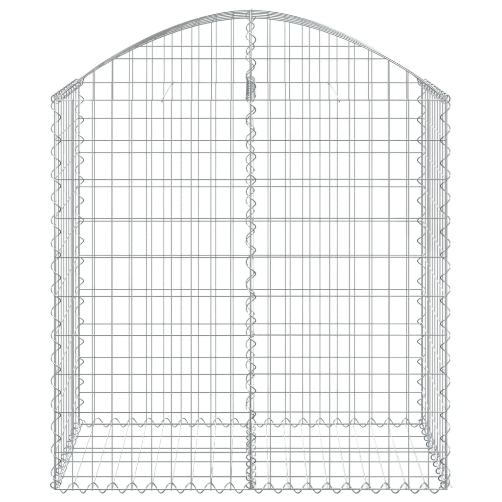 Vidaxl Schanskorf Voûté 100x50x100 120 cm fer galvanisé