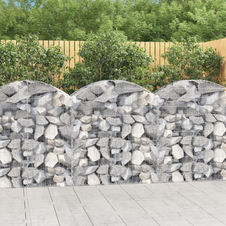 Vidaxl Schanskorf Voûté 100x50x100 120 cm fer galvanisé