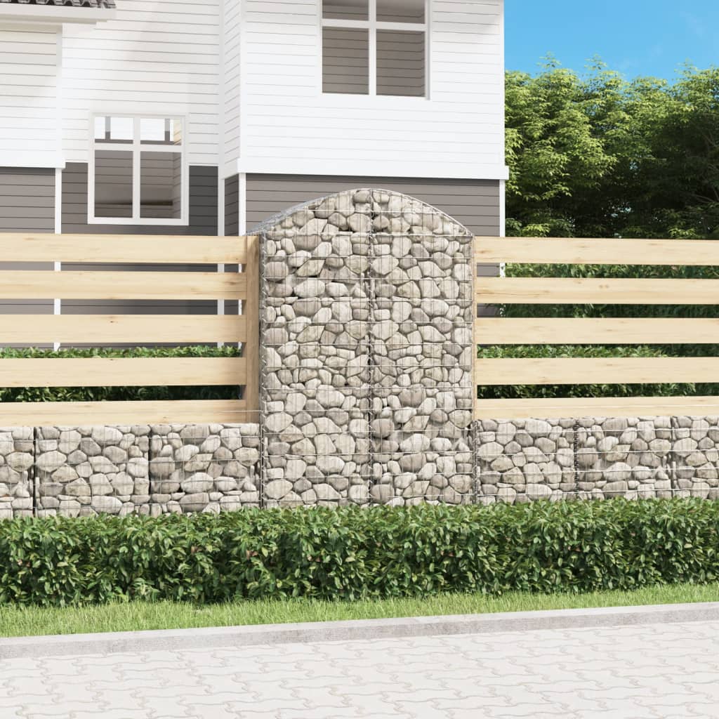 Vidaxl Schanskorf Voûté 100x50x160 180 cm fer galvanisé