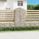 Vidaxl schanskorf Voûté 100x50x200 220 cm fer galvanisé
