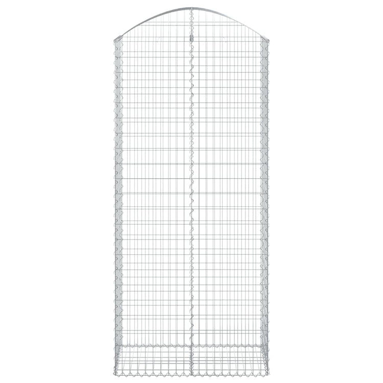 Vidaxl Schanskorf Voûté 100x50x220 240 cm fer galvanisé