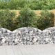 Vidaxl schanskorf Vaulté 150x30x60 80 cm fer galvanisé