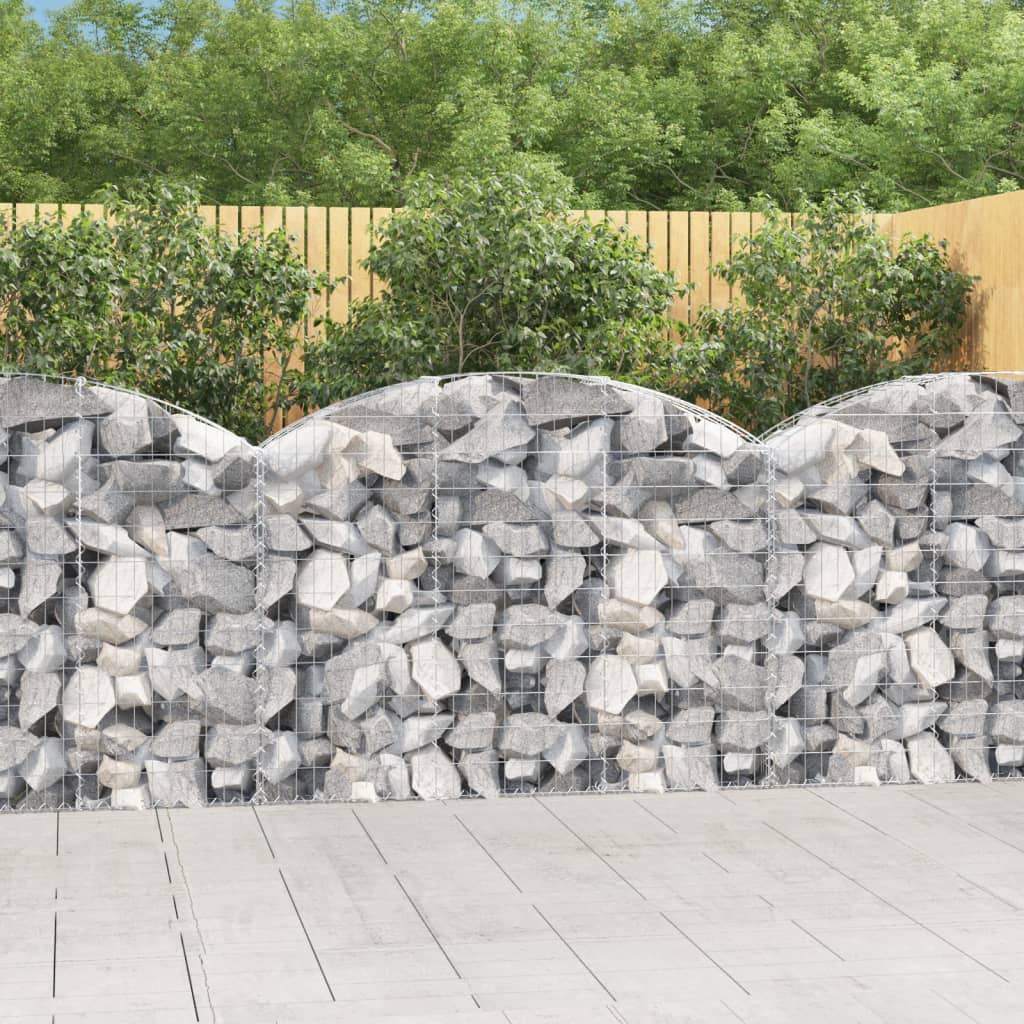Vidaxl schanskorf Vaulté 150x30x100 120 cm fer galvanisé