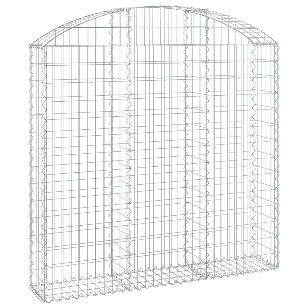 Vidaxl Schanskorf Vaulté 150x30x140 160 cm Fer galvanisé
