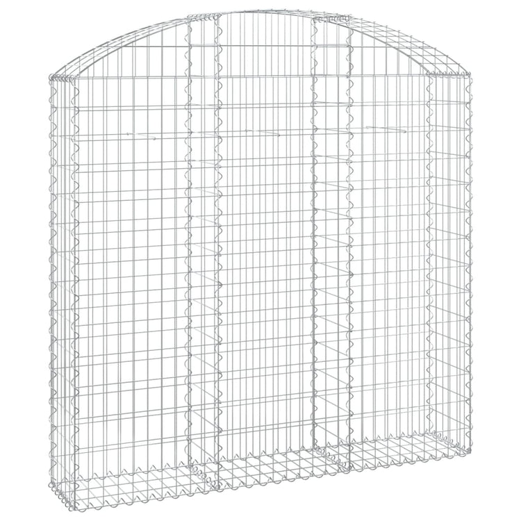 Vidaxl Schanskorf Vaulté 150x30x140 160 cm Fer galvanisé