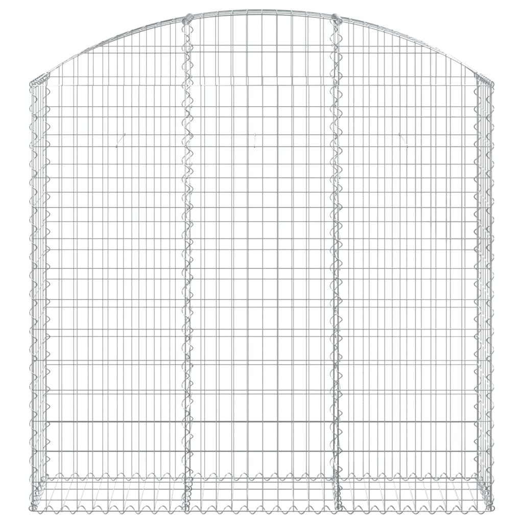 Vidaxl Schanskorf Vaulté 150x30x140 160 cm Fer galvanisé