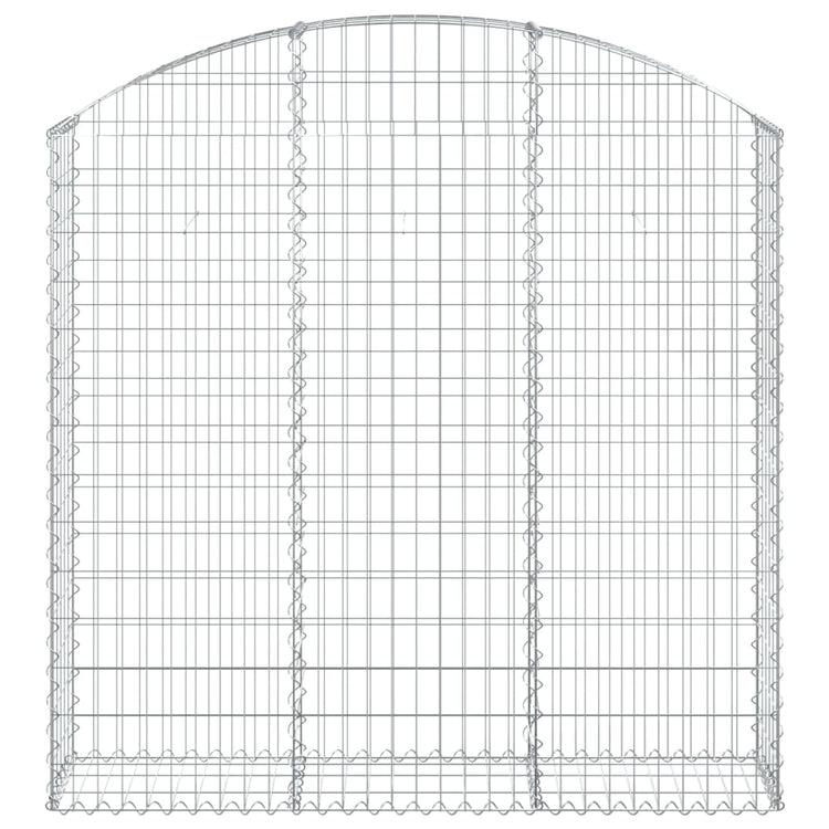 Vidaxl Schanskorf Vaulté 150x30x140 160 cm Fer galvanisé
