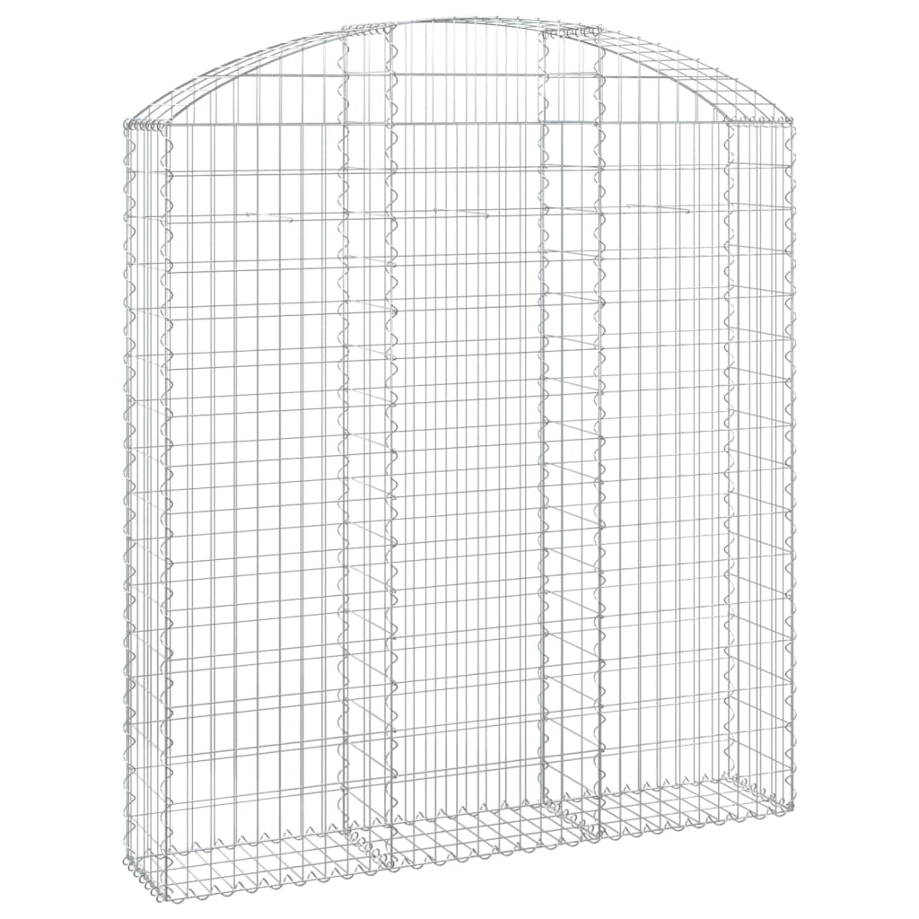 Vidaxl Schanskorf Vaulté 150x30x160 180 cm Fer galvanisé