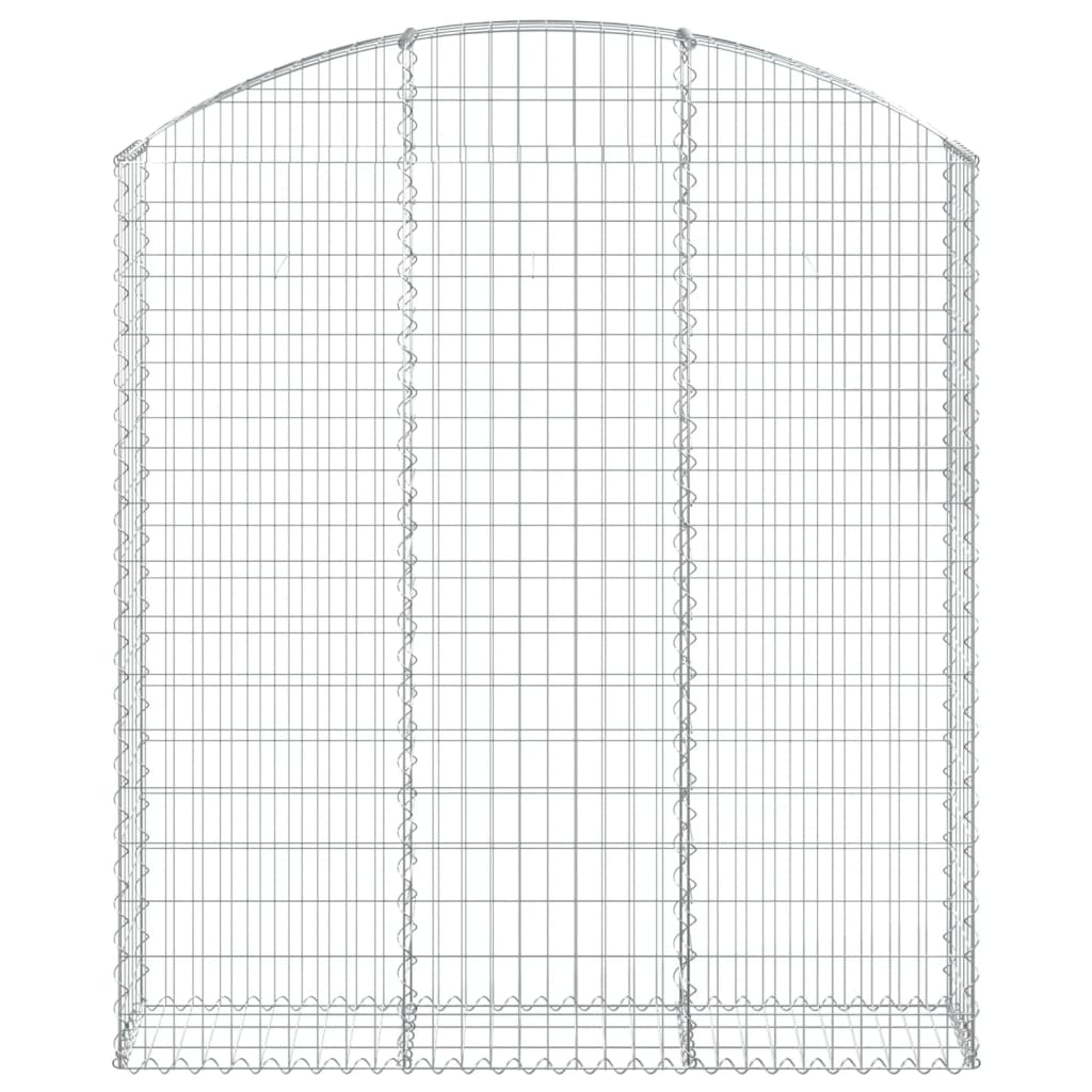 Vidaxl Schanskorf Vaulté 150x30x160 180 cm Fer galvanisé