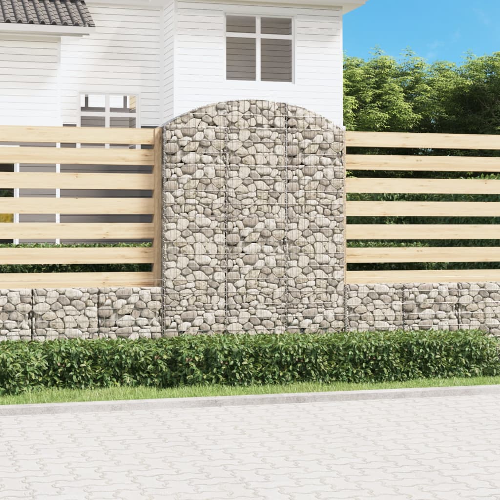 Vidaxl Schanskorf Vaulté 150x30x200 220 cm fer galvanisé