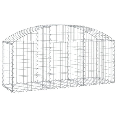 Vidaxl Schanskorf Voûté 150x50x60 80 cm Fer galvanisé