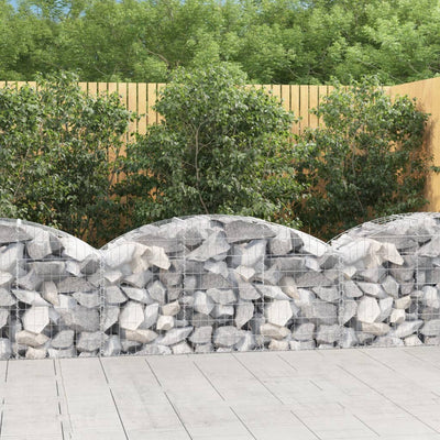 Vidaxl Schanskorf Voûté 150x50x60 80 cm Fer galvanisé