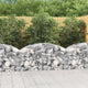 Vidaxl Schanskorf Voûté 150x50x60 80 cm Fer galvanisé
