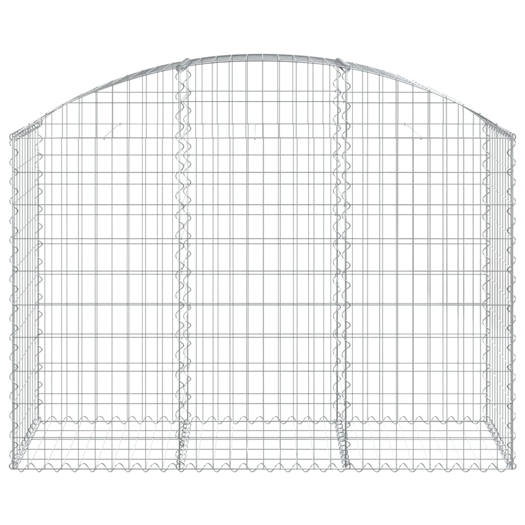Vidaxl Schanskorf Vaulté 150x50x100 120 cm fer galvanisé