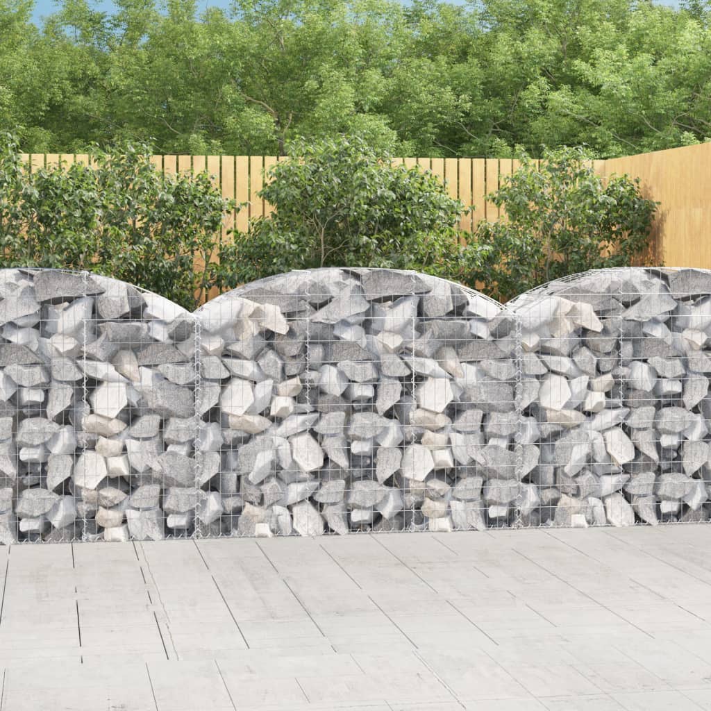 Vidaxl Schanskorf Vaulté 150x50x100 120 cm fer galvanisé