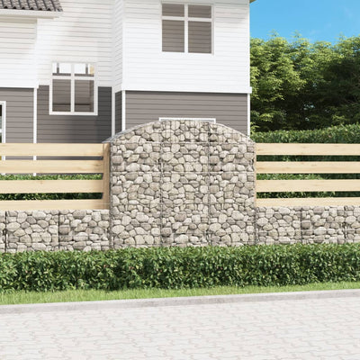 Vidaxl Schanskorf Voûté 150x50x140 160 cm fer galvanisé