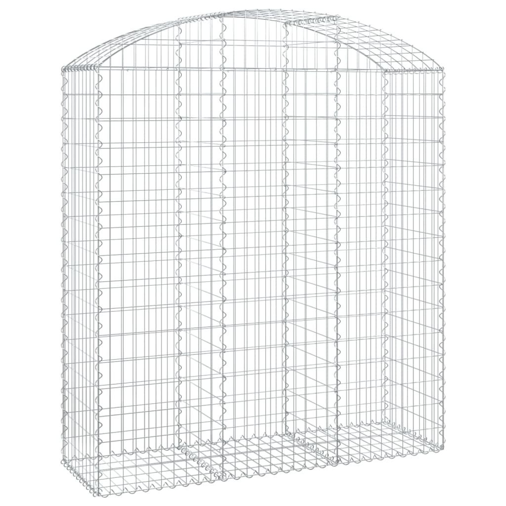 Vidaxl Schanskorf Vaulté 150x50x160 180 cm fer galvanisé