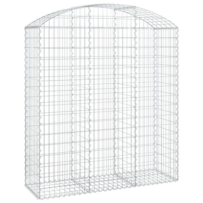 Vidaxl Schanskorf Vaulté 150x50x160 180 cm fer galvanisé