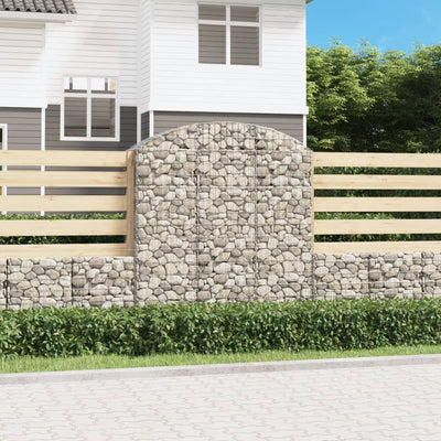 Vidaxl Schanskorf Vaulté 150x50x160 180 cm fer galvanisé