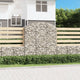 Vidaxl Schanskorf Vaulté 150x50x160 180 cm fer galvanisé