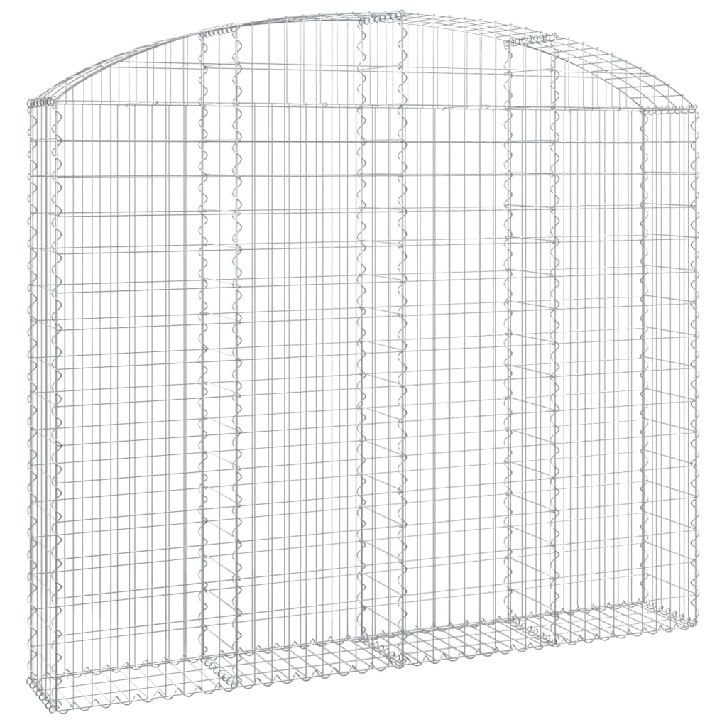 Vidaxl Schanskorf Voûté 200x30x160 180 cm fer galvanisé