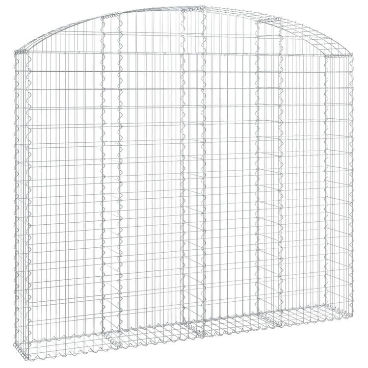 Vidaxl Schanskorf Voûté 200x30x160 180 cm fer galvanisé