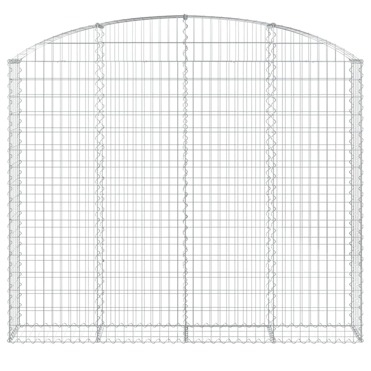 Vidaxl Schanskorf Voûté 200x30x160 180 cm fer galvanisé