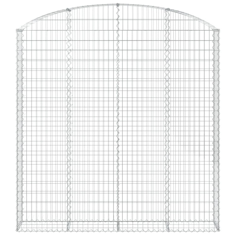 Vidaxl Schanskorf voûté 200x30x200 220 cm fer galvanisé