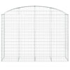 Vidaxl Schanskorf Voûté 200x50x140 160 cm fer galvanisé