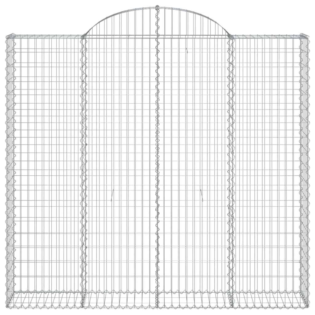 Vidaxl Schanskorf Voûté 200x30x180 200 cm fer galvanisé