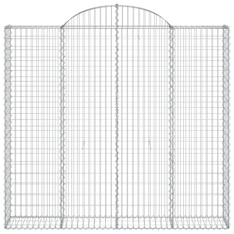 Vidaxl Schanskorf Voûté 200x30x180 200 cm fer galvanisé