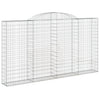 Vidaxl Schanskorf Voûté 300x30x160 180 cm Fer galvanisé