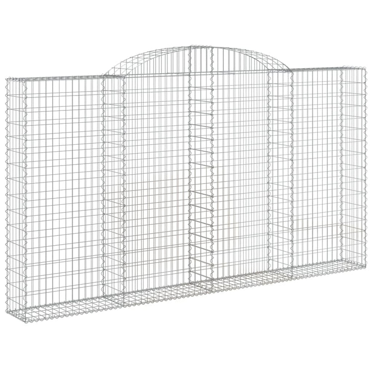 Vidaxl Schanskorf Voûté 300x30x160 180 cm Fer galvanisé