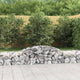 Vidaxl schanskorf voûté 300x50x40 60 cm fer galvanisé