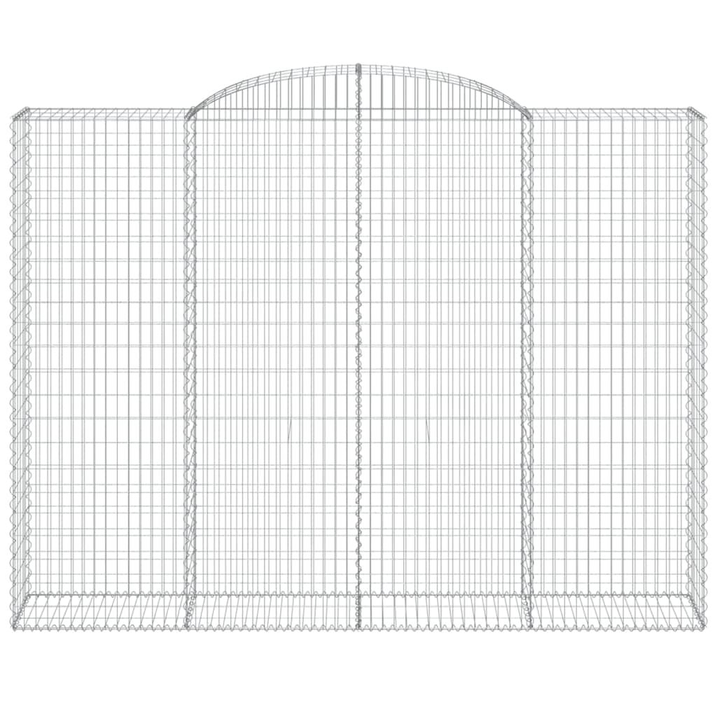 Vidaxl Schanskorf Voûté 300x50x220 240 cm fer galvanisé