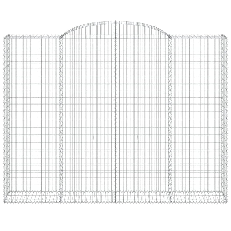Vidaxl Schanskorf Voûté 300x50x220 240 cm fer galvanisé