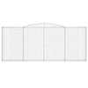 Vidaxl Schanskorf Vaulté 400x30x160 180 cm fer galvanisé