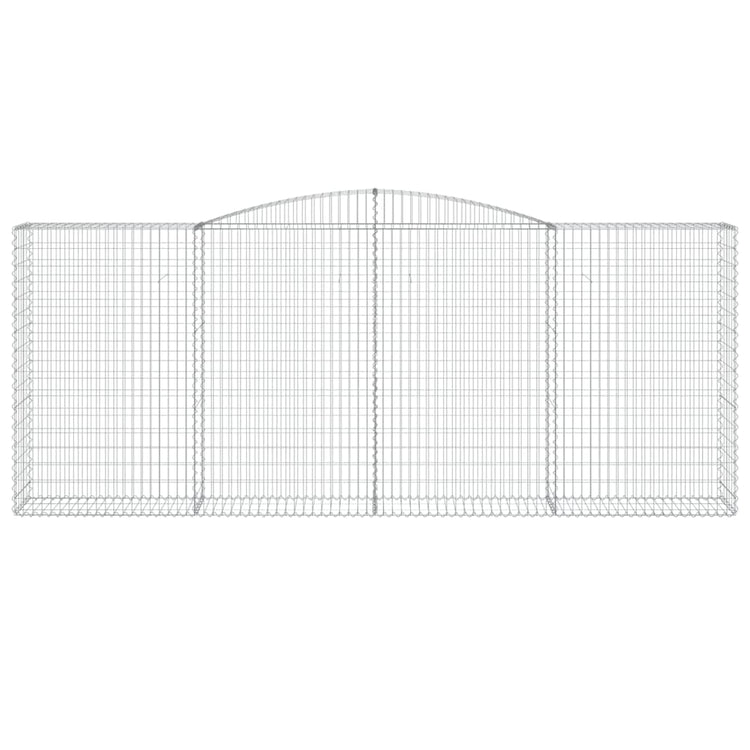 Vidaxl Schanskorf Vaulté 400x50x160 180 cm fer galvanisé